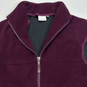 J Lindeberg OC WINDSTOPPER Women's Golf Vest Full Zip Burgundy Size Small
